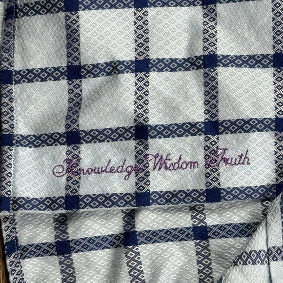 Robert Graham Delford Shirt Button Front Check  Men's‎ Size L - Picture 7 of 9